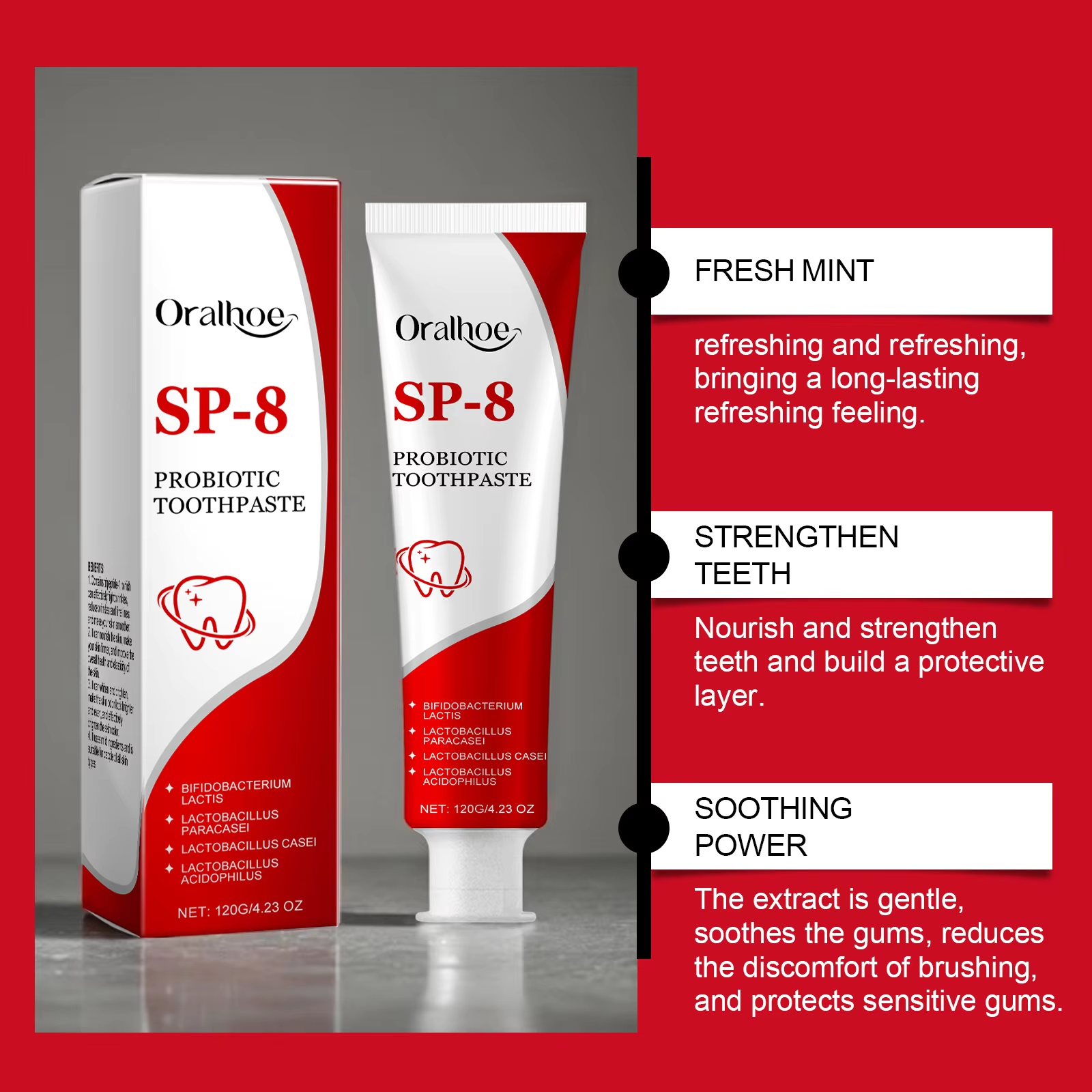Sp-8 Probiotic Toothpaste Brig - Teeth Whitening That Works บทวิจารณ์และราคา