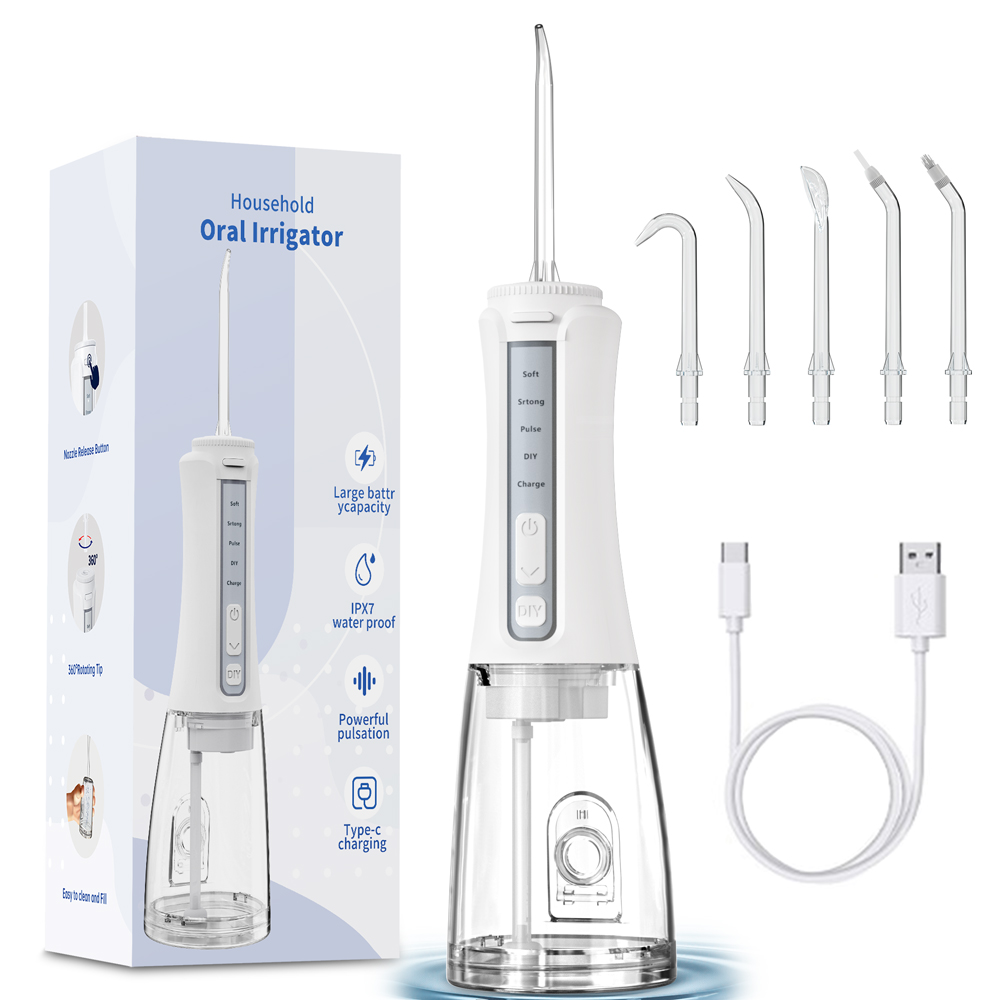 Portable Oral Irrigator 4 Mode - Dental Floss Picks บทวิจารณ์และราคา
