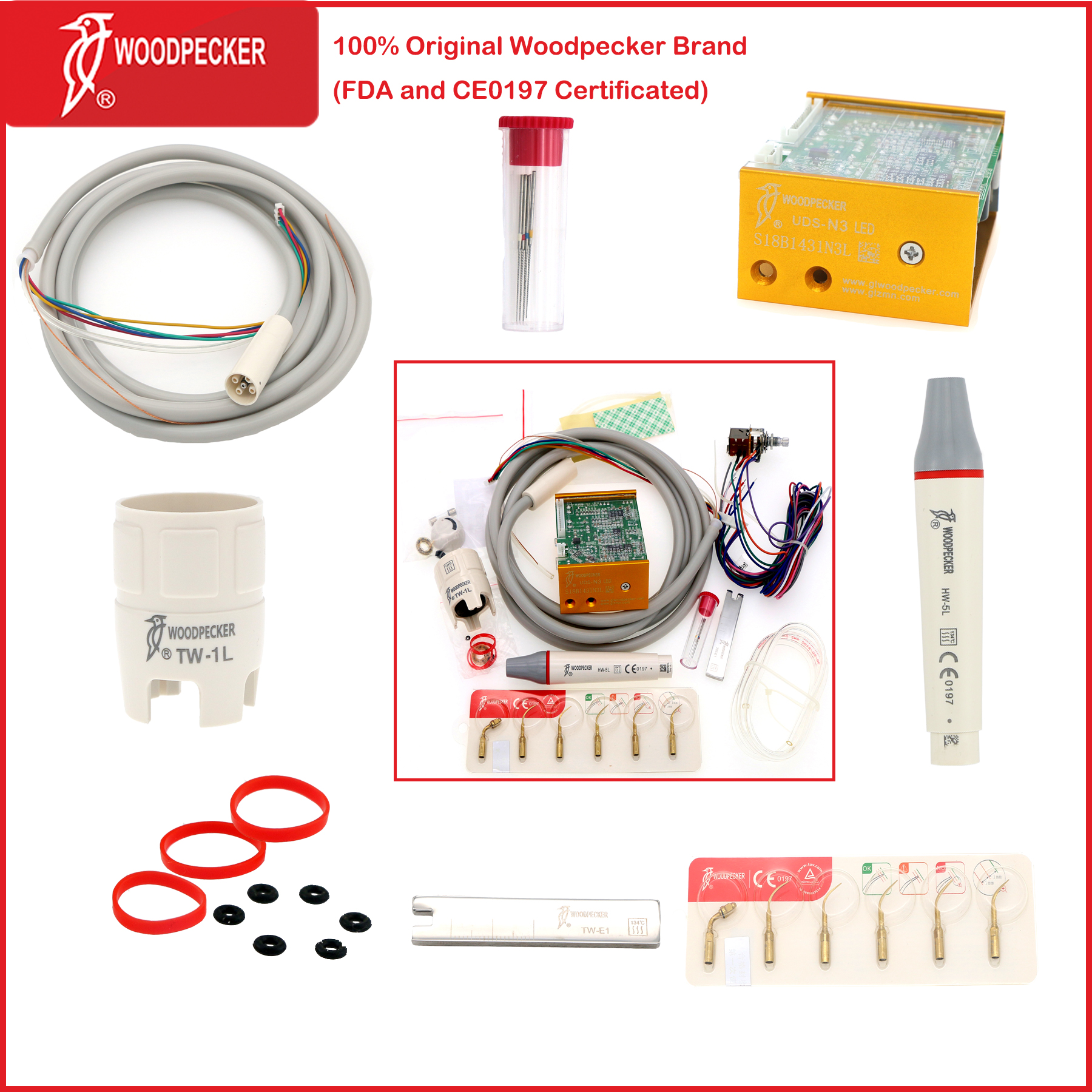 Woodpecker Dental UltrasonicSc - Teeth Whitening Tips บทวิจารณ์และราคา