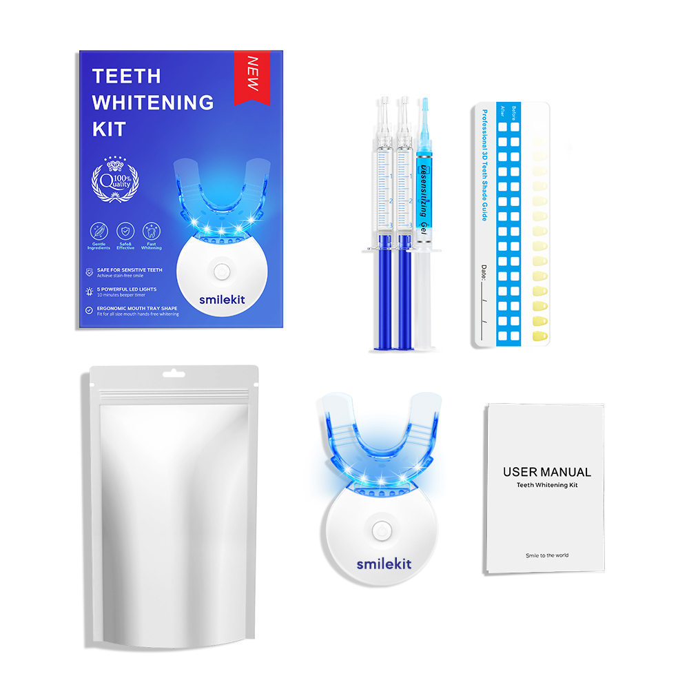 Teeth Whitening Kit - 5X LED L - Teeth Whitening Kit At Home บทวิจารณ์และราคา