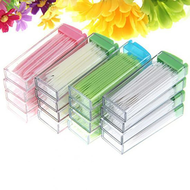 50Pcs/Box Oral Care Disposable - Dental Floss Picks บทวิจารณ์และราคา