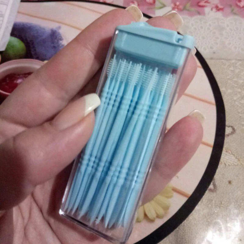 50Pcs/Box Oral Care Disposable - Dental Floss Picks บทวิจารณ์และราคา