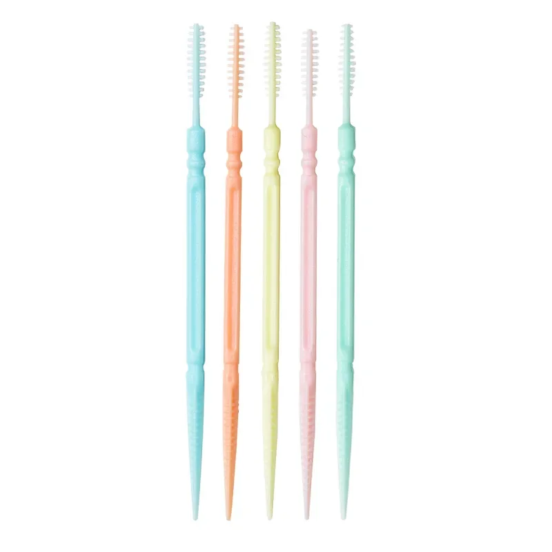 100PCS Double-headed Dental Br - Dental Floss Picks บทวิจารณ์และราคา