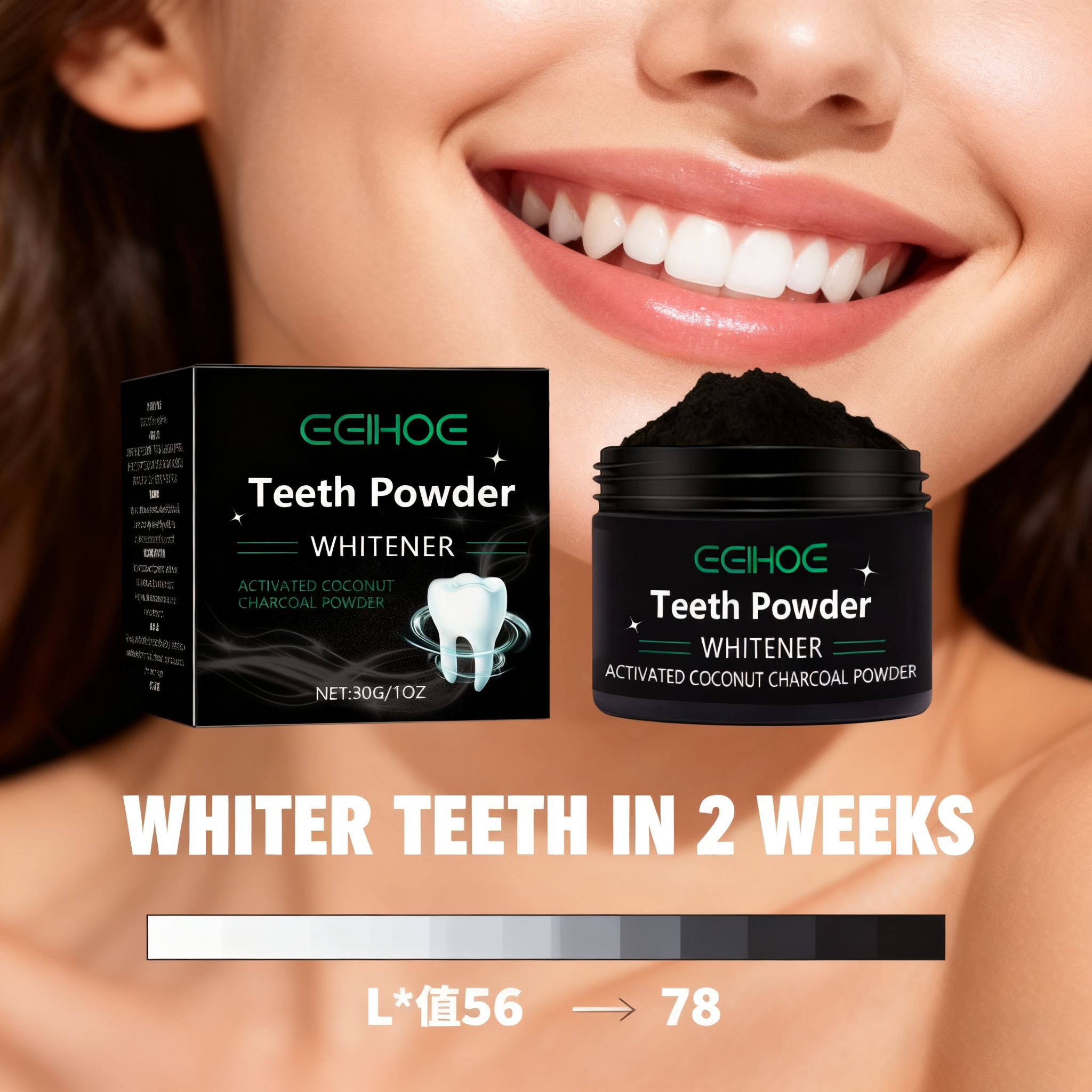Teeth Whitening Powder Natural - Whitening Powder Activated บทวิจารณ์และราคา