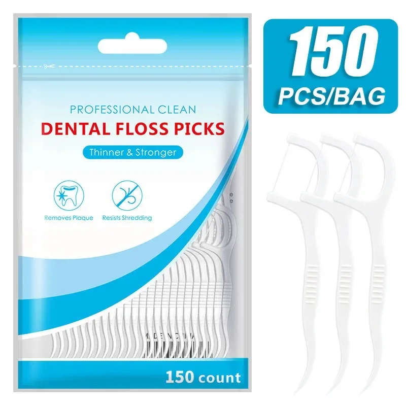 150pcs Dental Floss Flosser Pi - Dental Floss Picks บทวิจารณ์และราคา