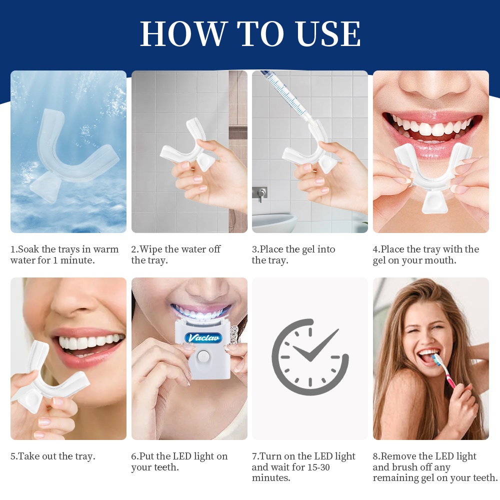 Mint Teeth Whitening Gel Syrin - Teeth Whitening Kit At Home บทวิจารณ์และราคา