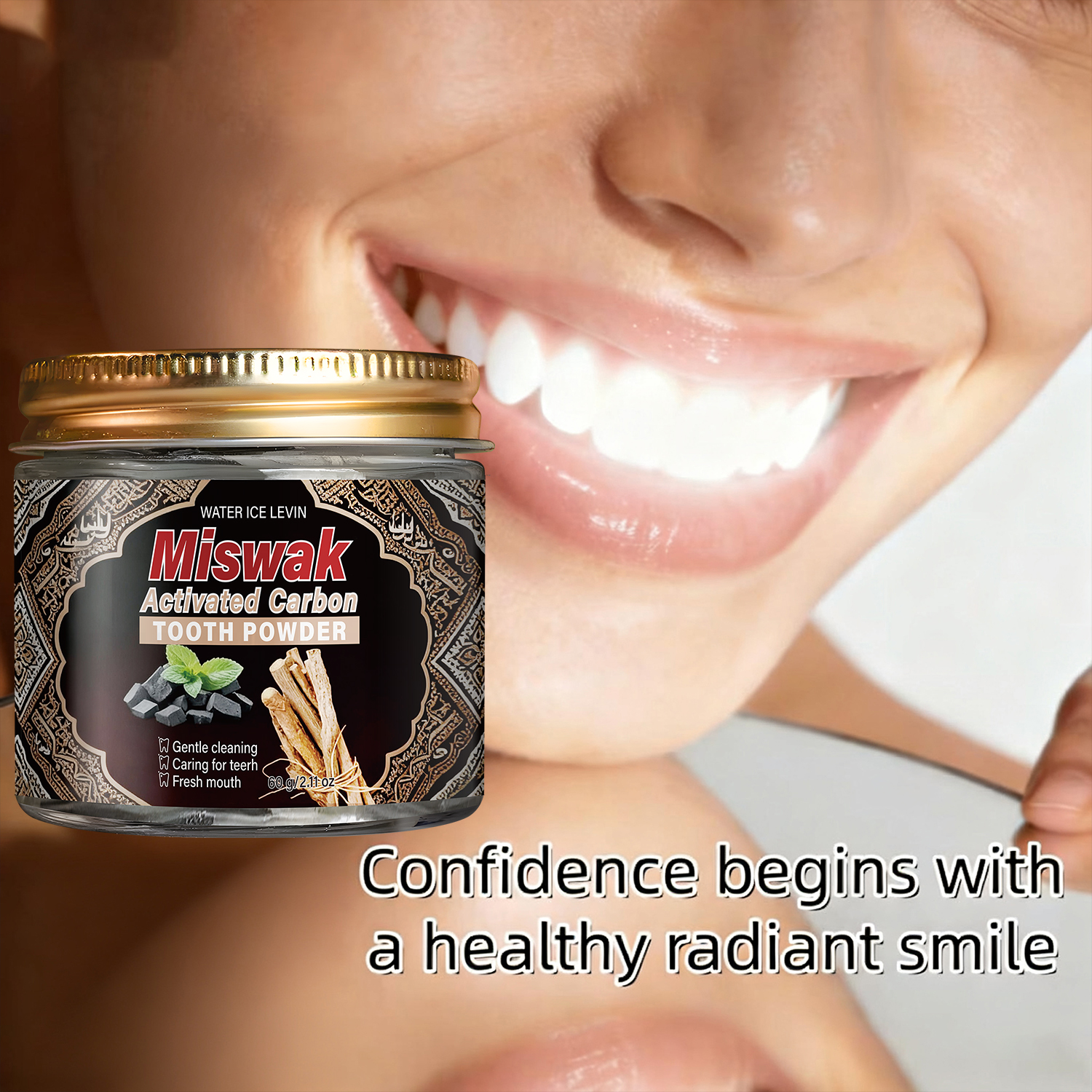 Activated Charcoal & Miswak To - Whitening Powder Activated บทวิจารณ์และราคา