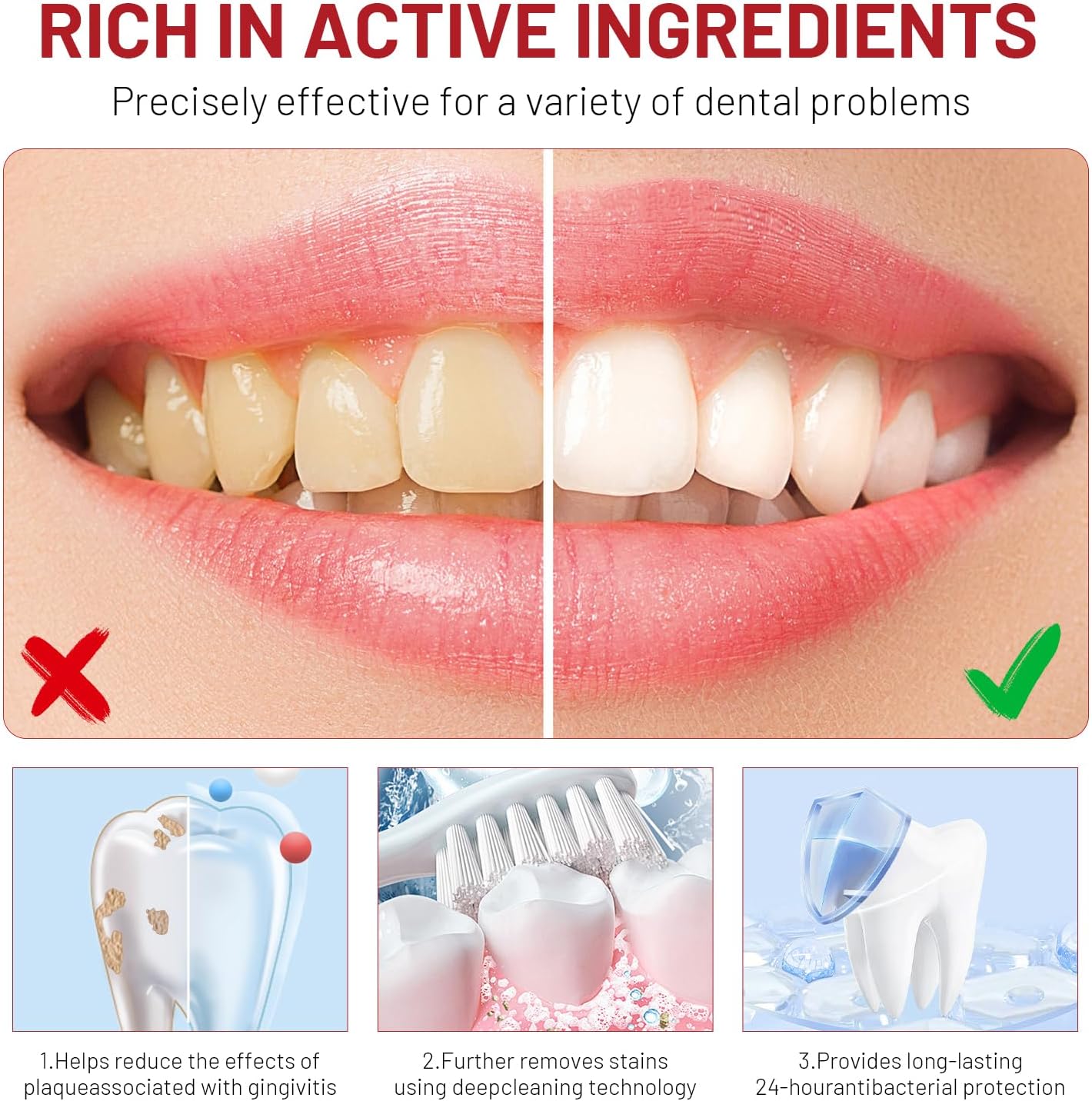 Niacinamide Whitening Toothpas - Teeth Whitening That Works บทวิจารณ์และราคา