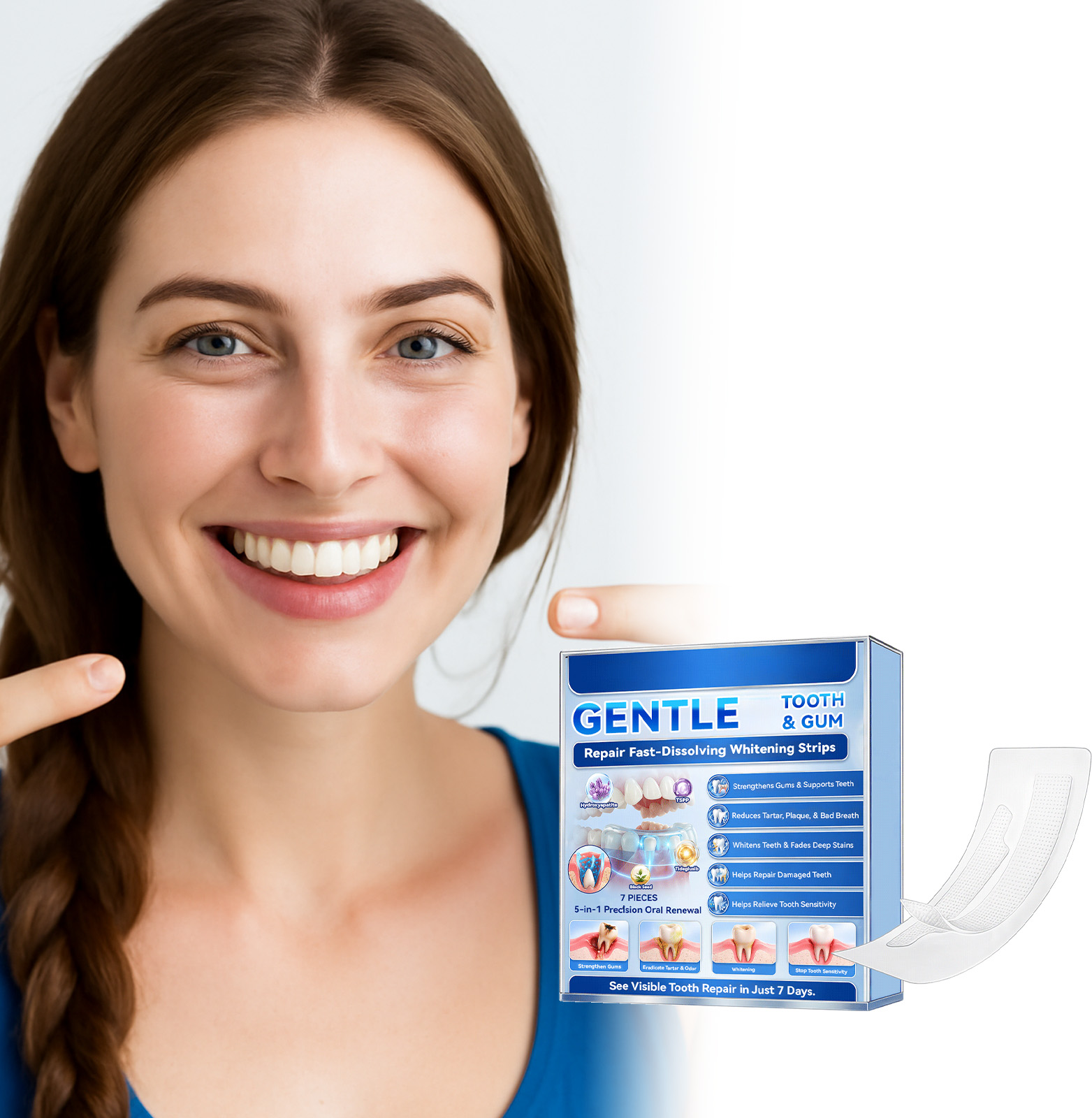Teeth Whitening Strips Fast Re - Teeth Whitening Results บทวิจารณ์และราคา
