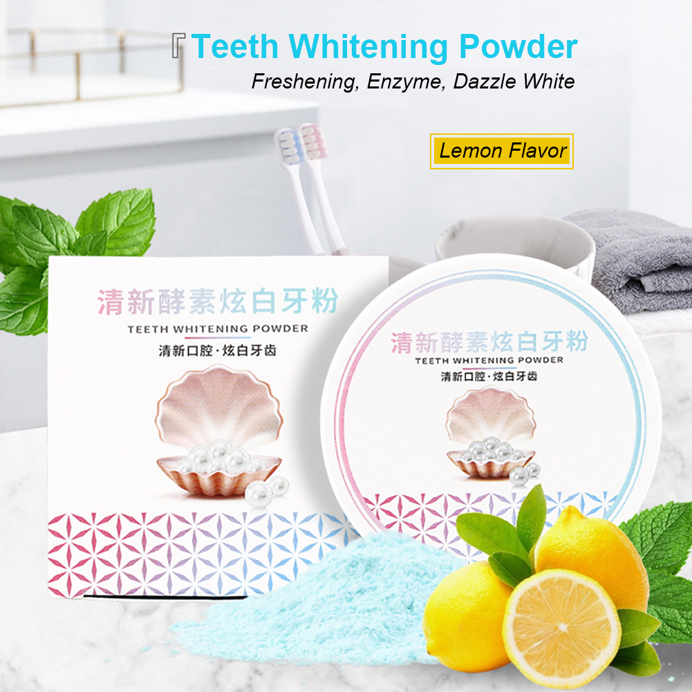 2 Types Teeth Whitening Powder - Whitening Powder Activated บทวิจารณ์และราคา
