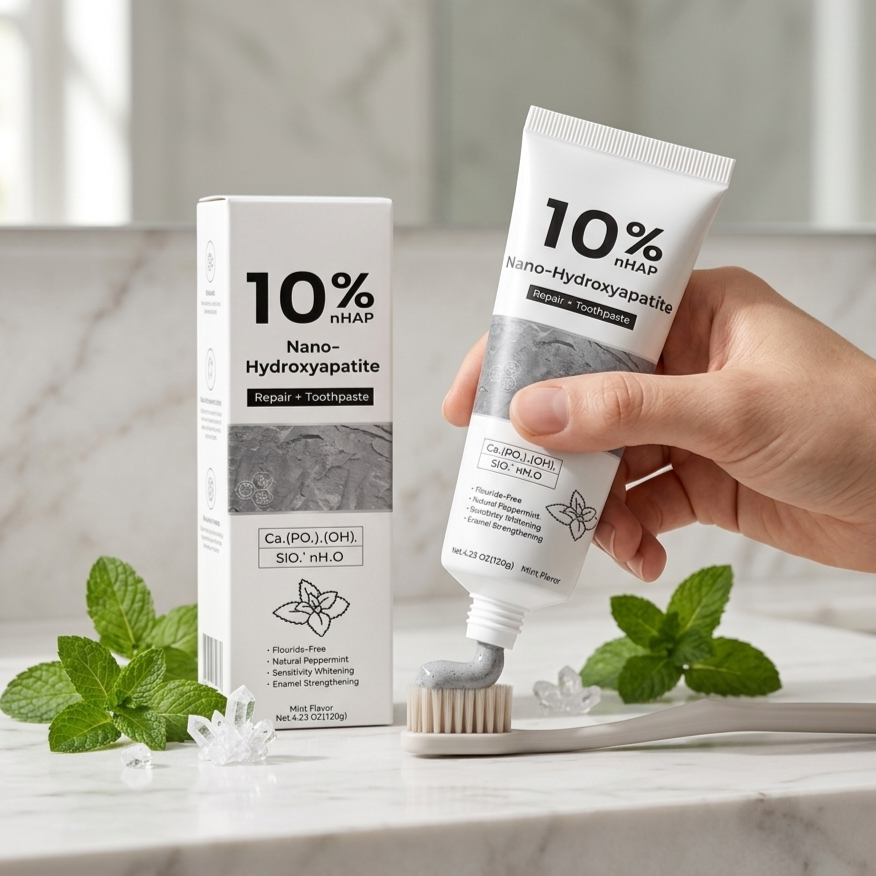 Nano-Hydroxyapatite Toothpaste - Teeth Whitening That Works บทวิจารณ์และราคา