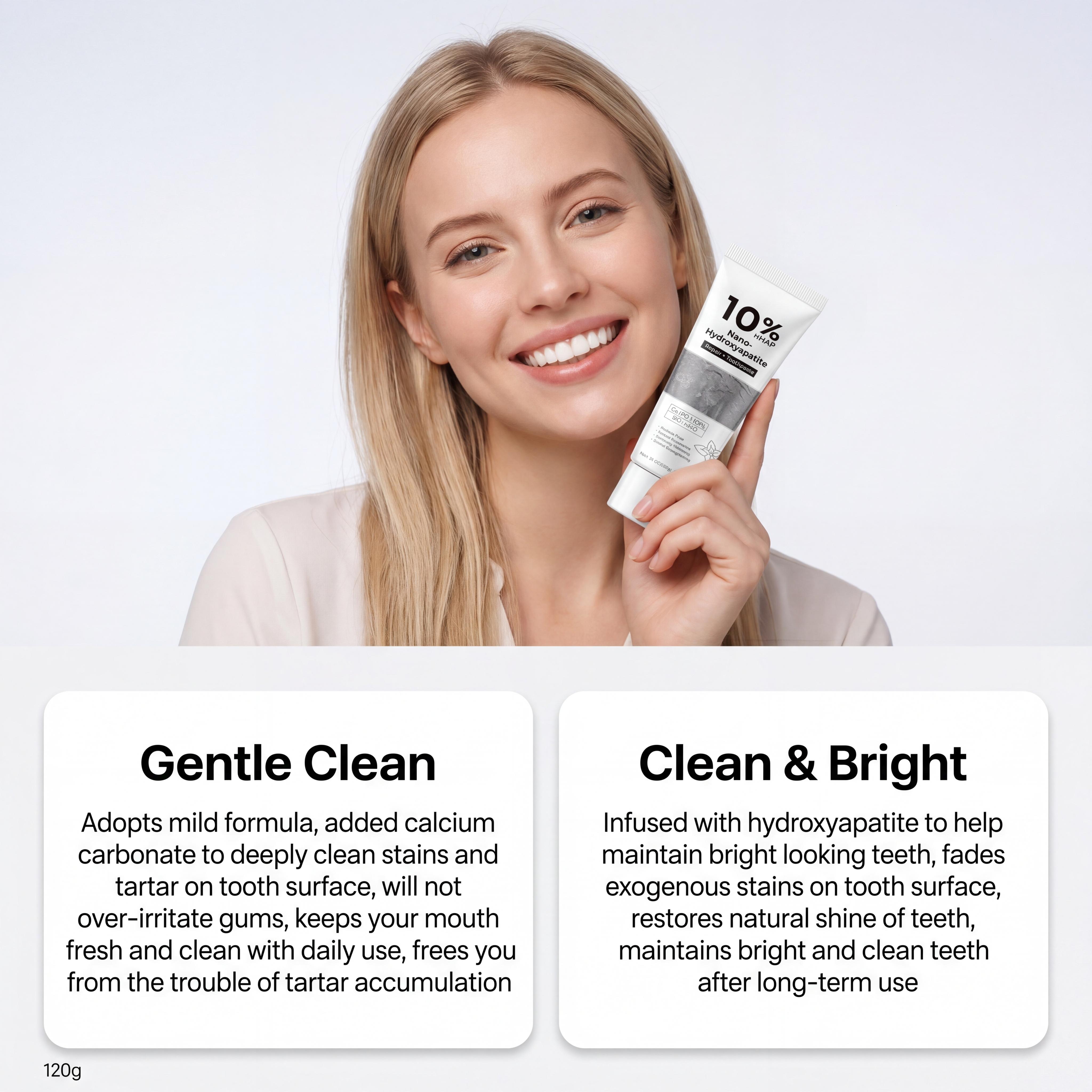 Nano-Hydroxyapatite Toothpaste - Teeth Whitening That Works บทวิจารณ์และราคา