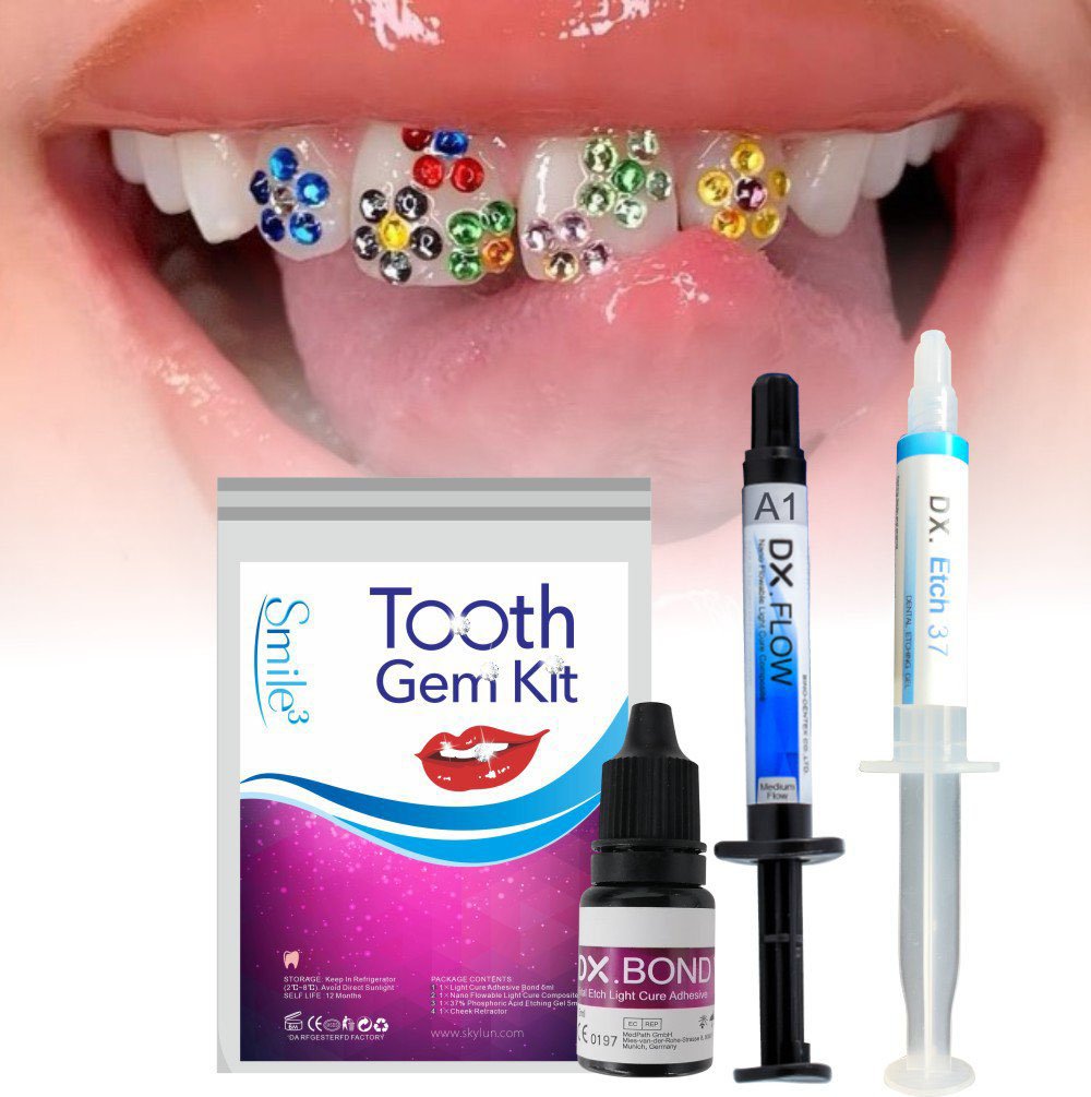 HOT Tooth Gem Kit Teeth Decora - Teeth Whitening Kit At Home บทวิจารณ์และราคา
