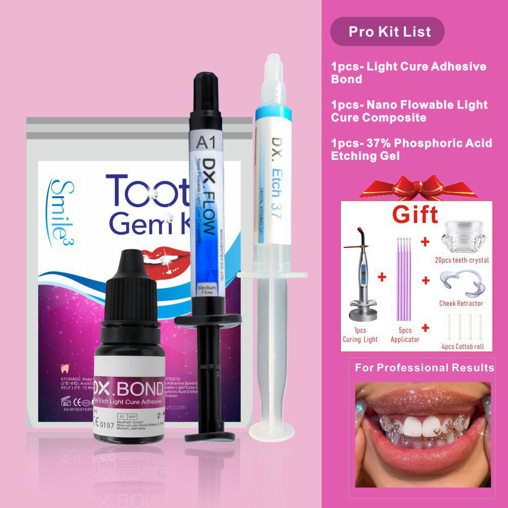 HOT Tooth Gem Kit Teeth Decora - Teeth Whitening Kit At Home บทวิจารณ์และราคา
