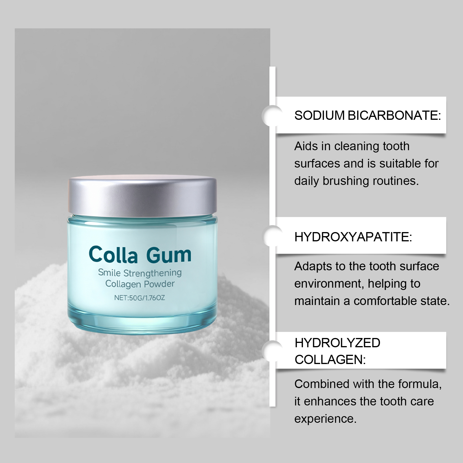 50g Collagen Tooth Powder Remi - Teeth Whitening Co บทวิจารณ์และราคา