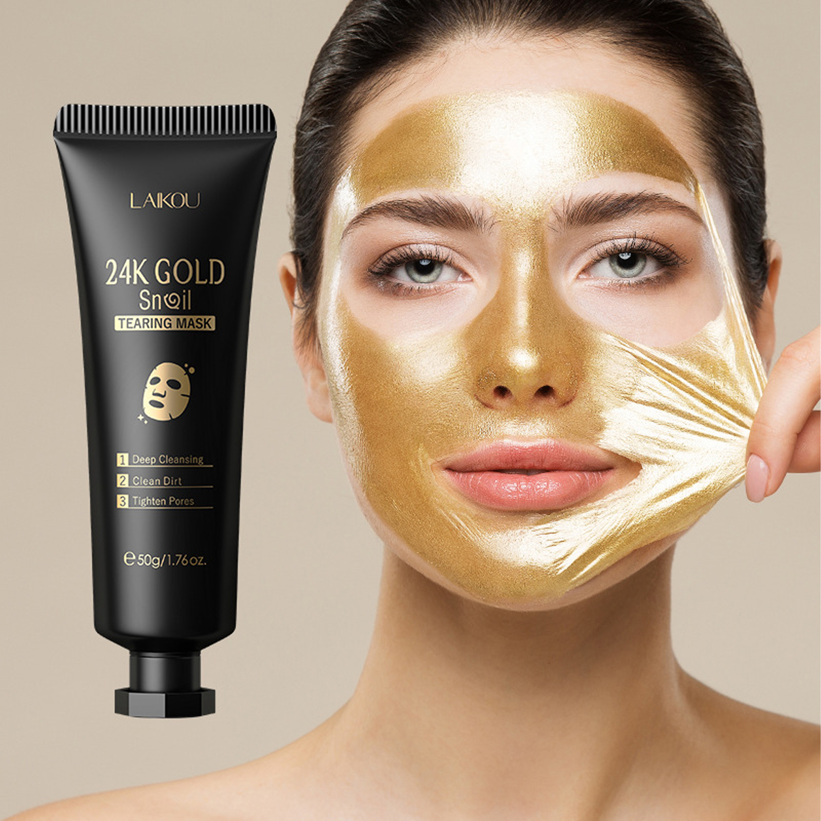 24K Gold Collagen Active Face  - Whitening Powder Activated บทวิจารณ์และราคา