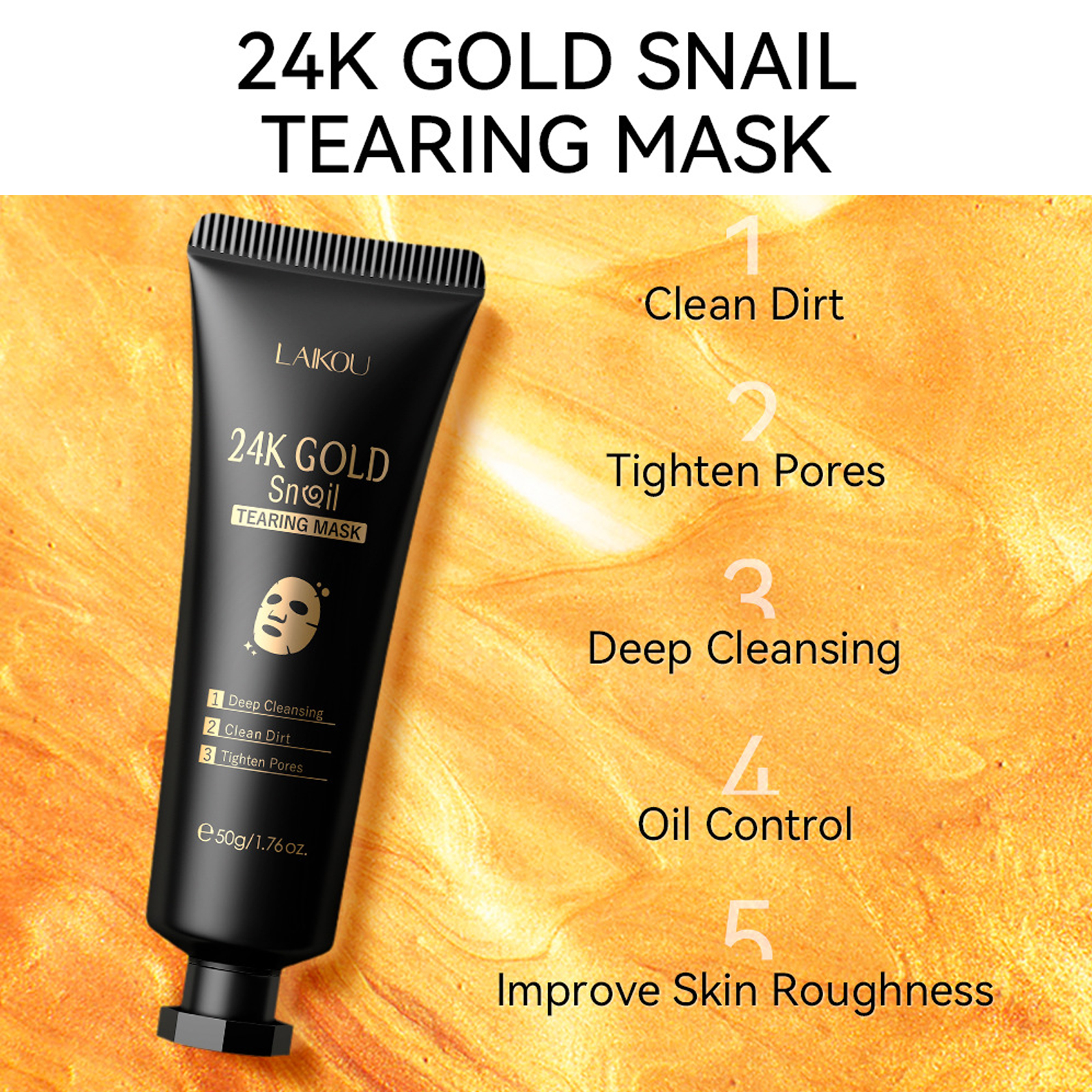 24K Gold Collagen Active Face  - Whitening Powder Activated บทวิจารณ์และราคา