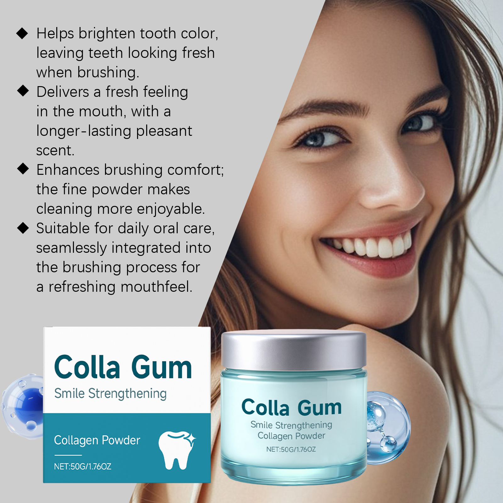 Collagen Tooth Powder Soothe G - Teeth Whitening Co บทวิจารณ์และราคา