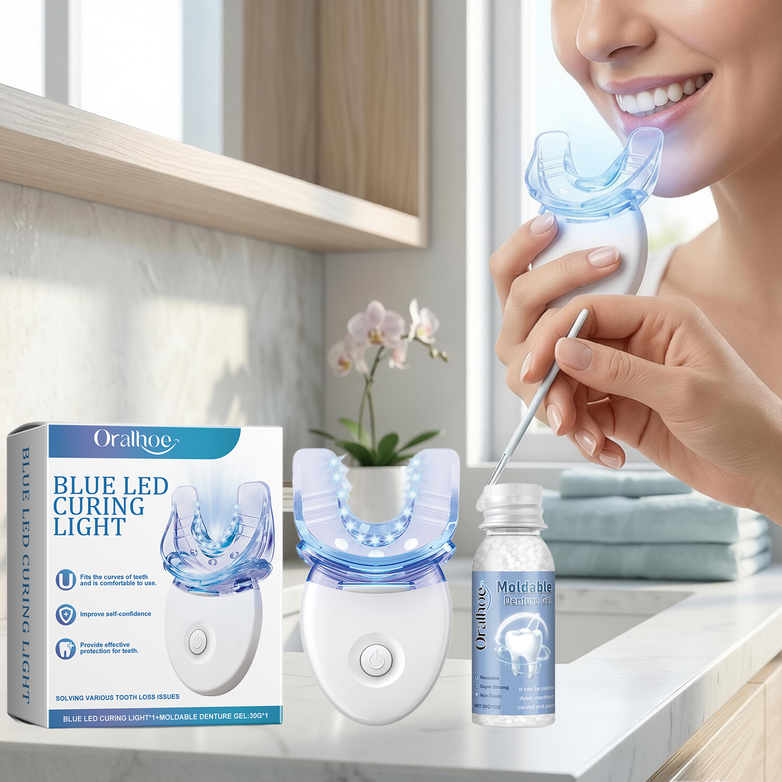 Teeth Whitening Kit Portable T - Teeth Whitening Kit At Home บทวิจารณ์และราคา