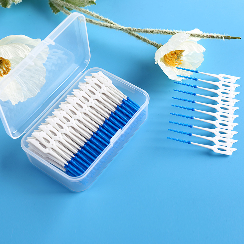 200 Pcs/box Silicone Interdent - Dental Floss Picks บทวิจารณ์และราคา