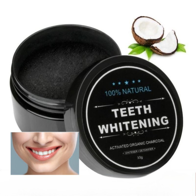 1 Box Activated Charcoal Teeth - Whitening Powder Activated บทวิจารณ์และราคา