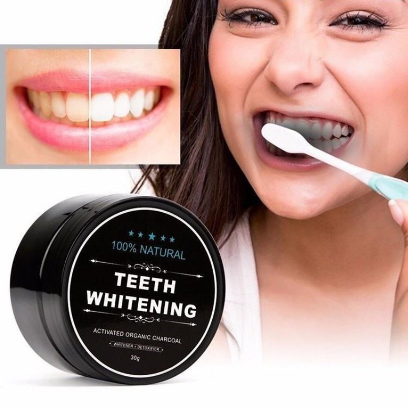 1 Box Activated Charcoal Teeth - Whitening Powder Activated บทวิจารณ์และราคา