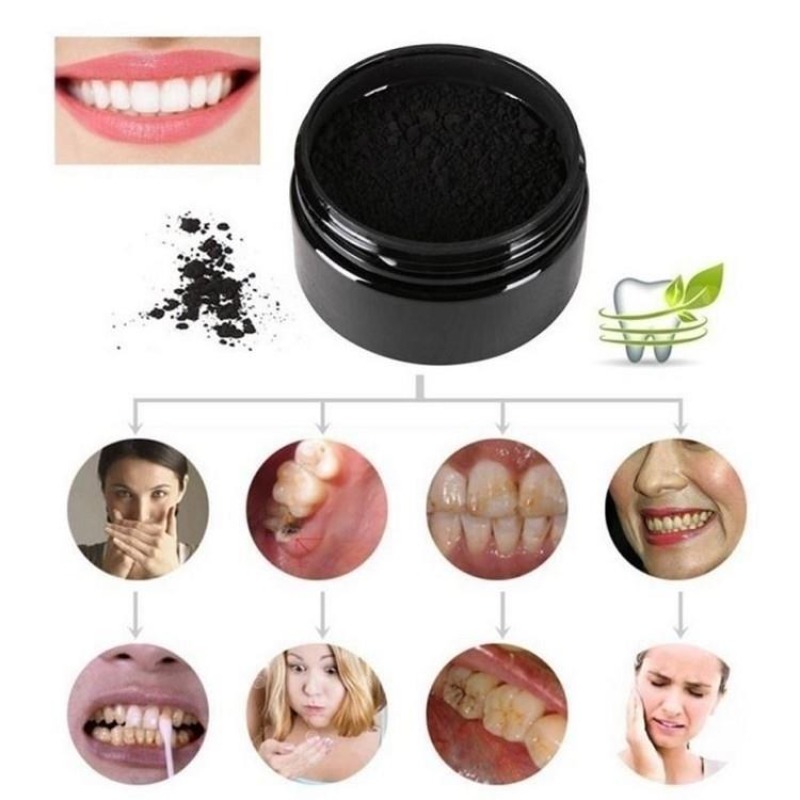 1 Box Activated Charcoal Teeth - Whitening Powder Activated บทวิจารณ์และราคา