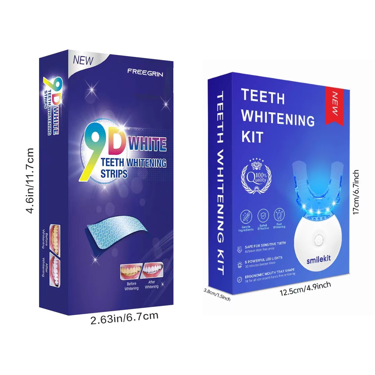 Teeth Whitening Kit - 5X LED L - Teeth Whitening Kit At Home บทวิจารณ์และราคา