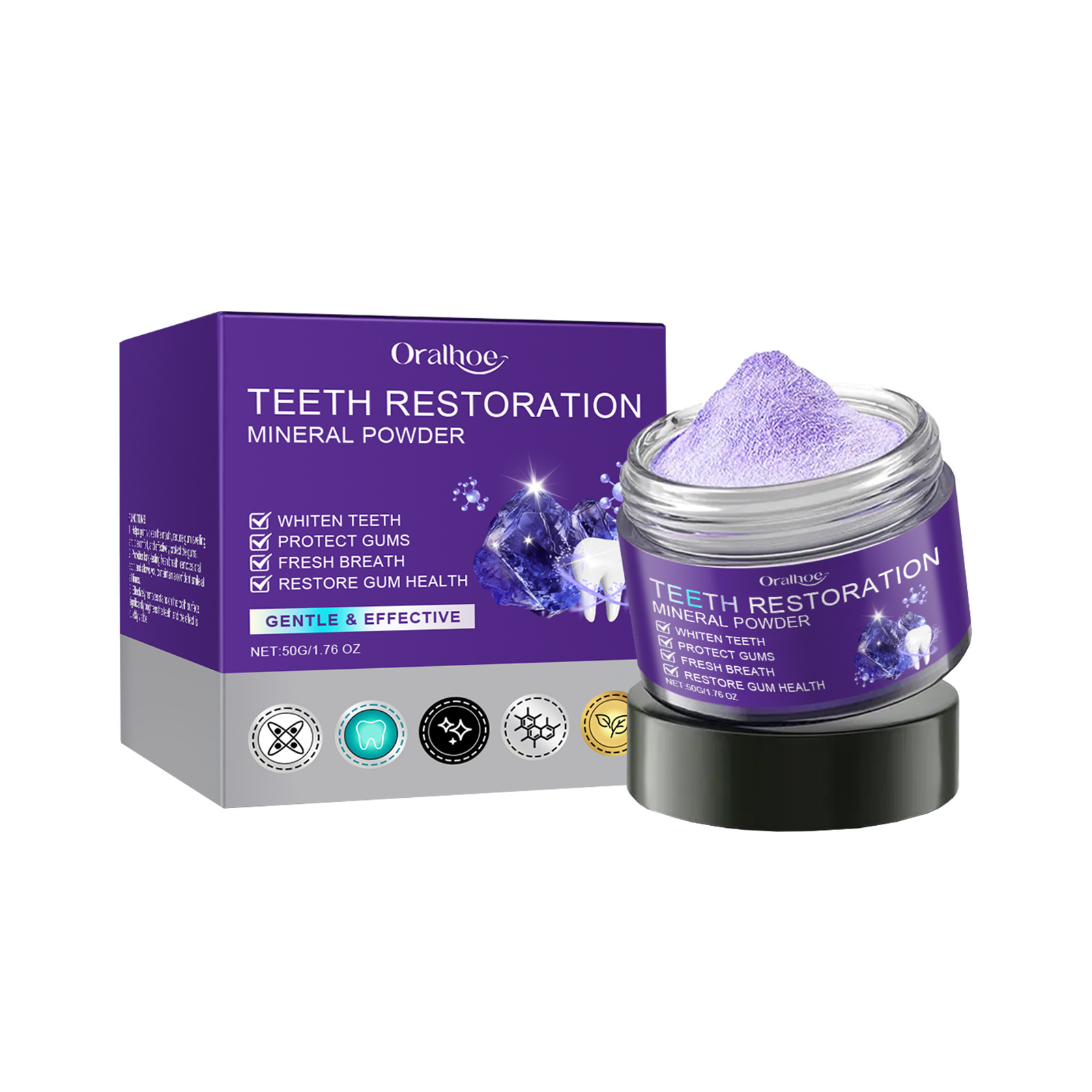 Teeth Restoration Mineral Powd - Teeth Whitening Co บทวิจารณ์และราคา