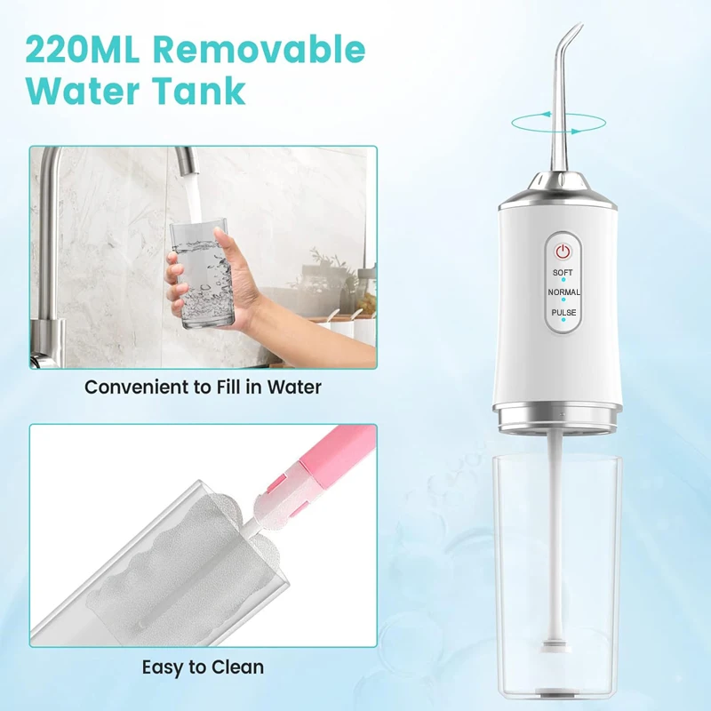 Portable Dental Water Flosser  - Dental Floss Picks บทวิจารณ์และราคา
