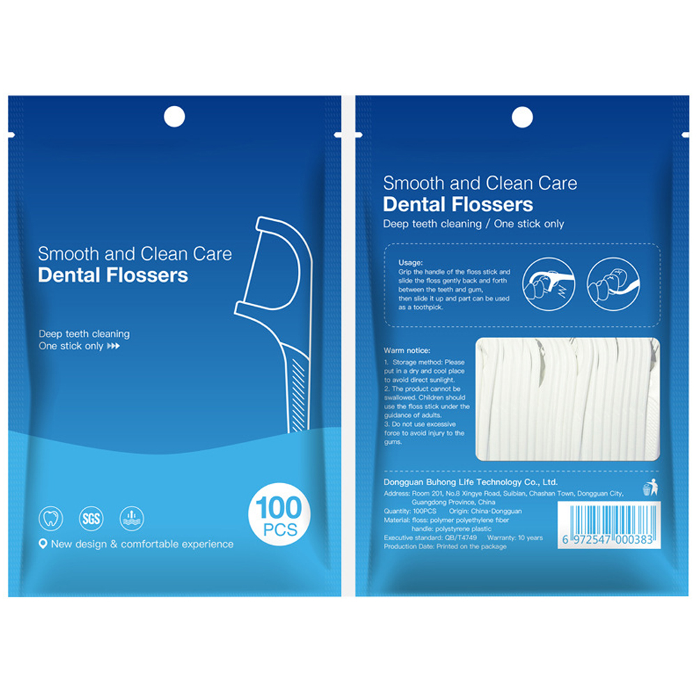 100PCS Dental Floss Dental Flo - Dental Floss Picks บทวิจารณ์และราคา