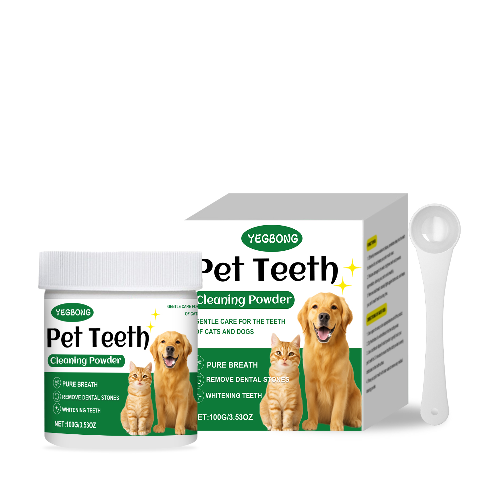 Pet Teeth Cleaning Powder Redu - Teeth Whitening Results บทวิจารณ์และราคา