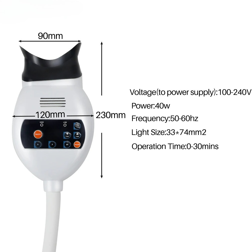 Adjustable 3 Colors LED Teeth  - Teeth Whitening (Bleaching) บทวิจารณ์และราคา