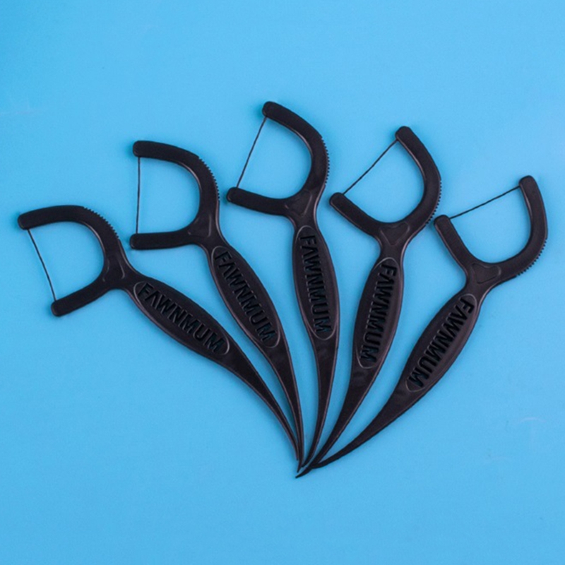 50pcs Dental Floss Flosser Pic - Dental Floss Picks บทวิจารณ์และราคา