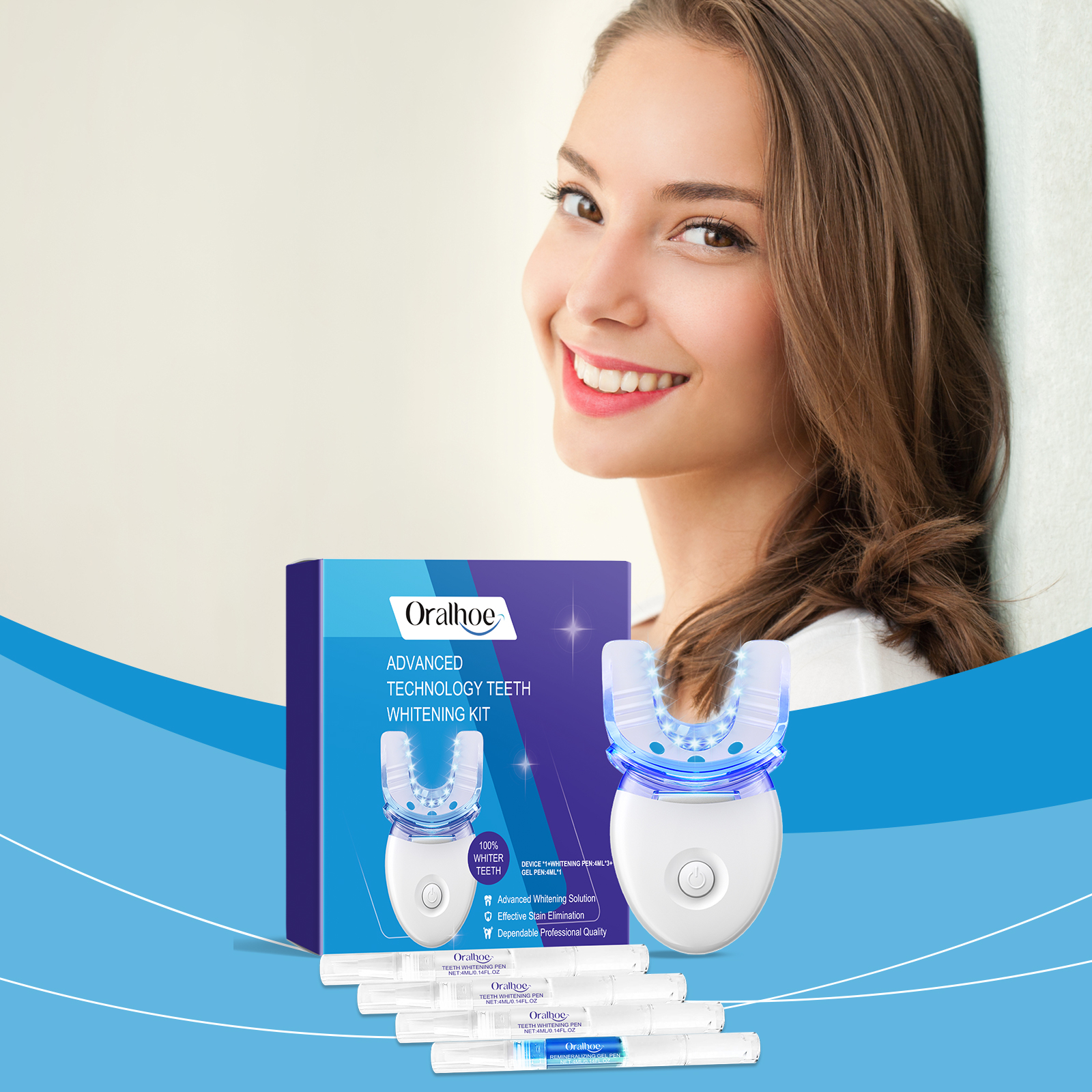 Teeth Care Kit - Portable Home - Teeth Whitening Kit At Home บทวิจารณ์และราคา