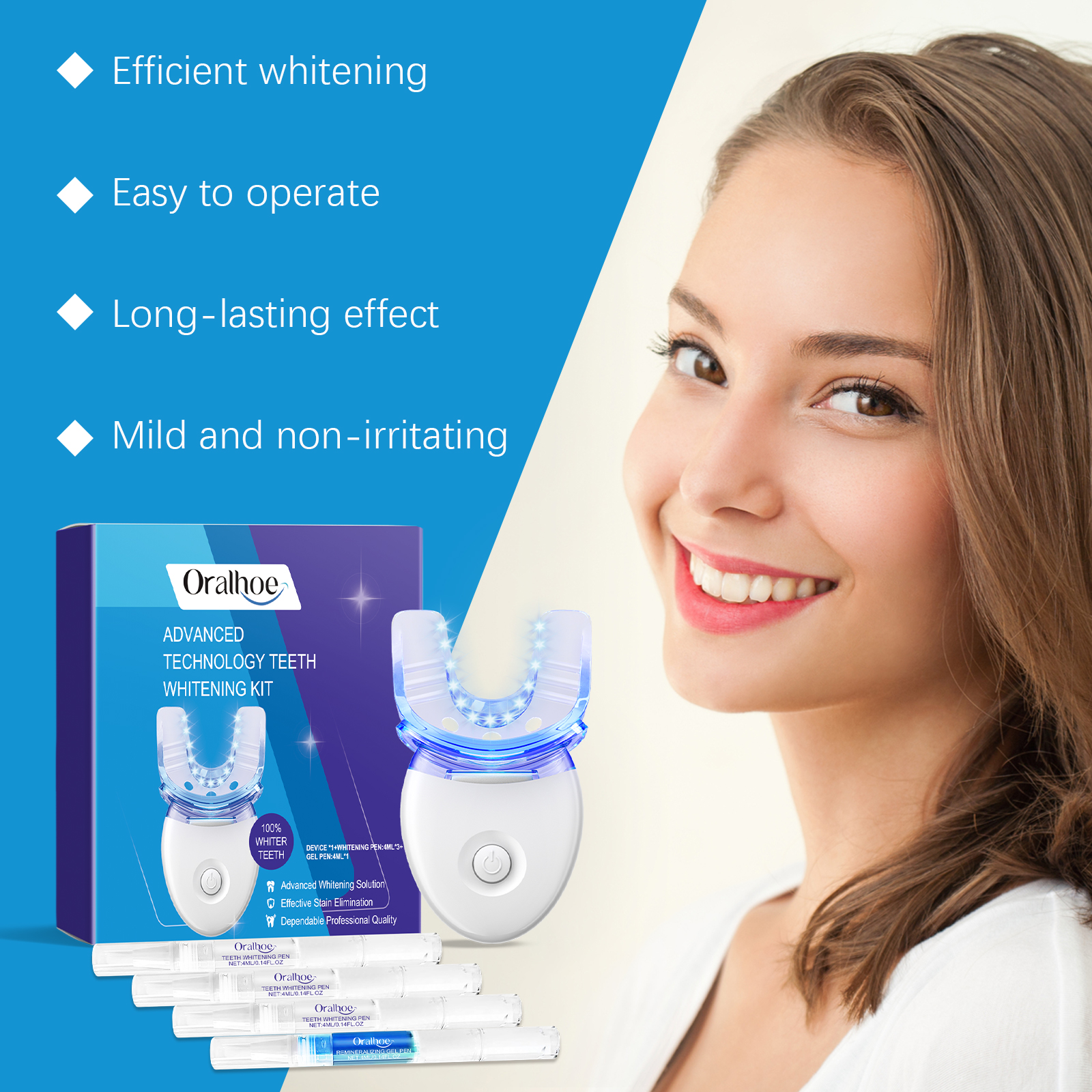 Teeth Care Kit - Portable Home - Teeth Whitening Kit At Home บทวิจารณ์และราคา
