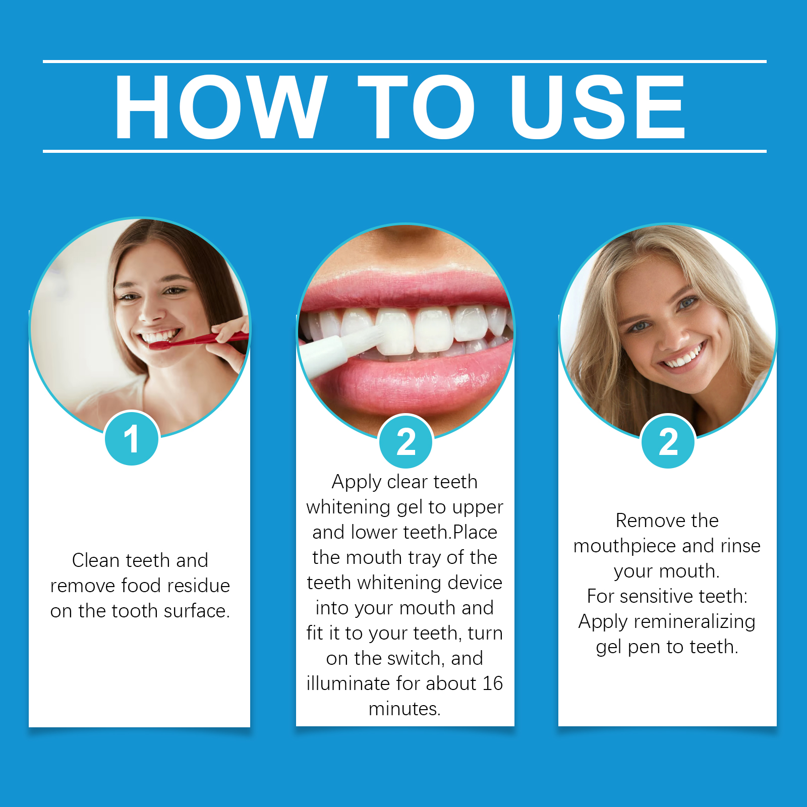Teeth Care Kit - Portable Home - Teeth Whitening Kit At Home บทวิจารณ์และราคา