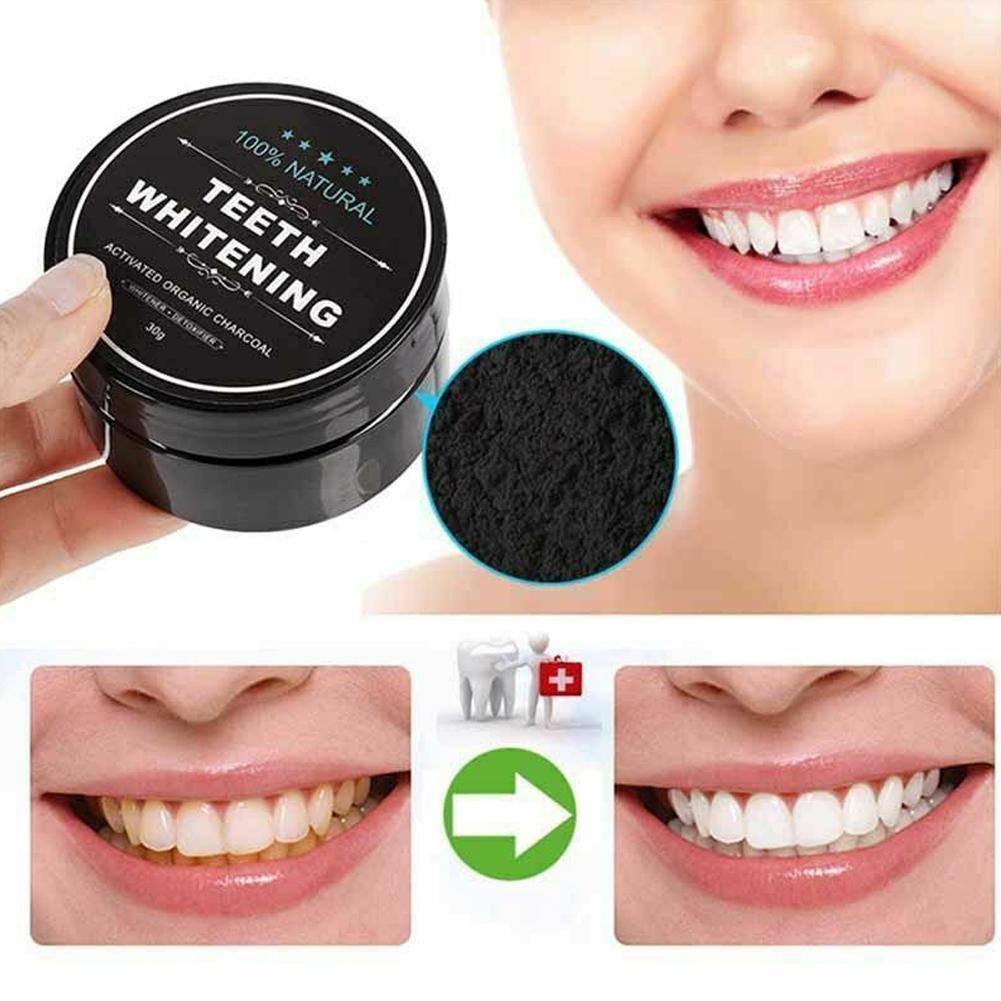 Activated Organic Charcoal Pow - Whitening Powder Activated บทวิจารณ์และราคา