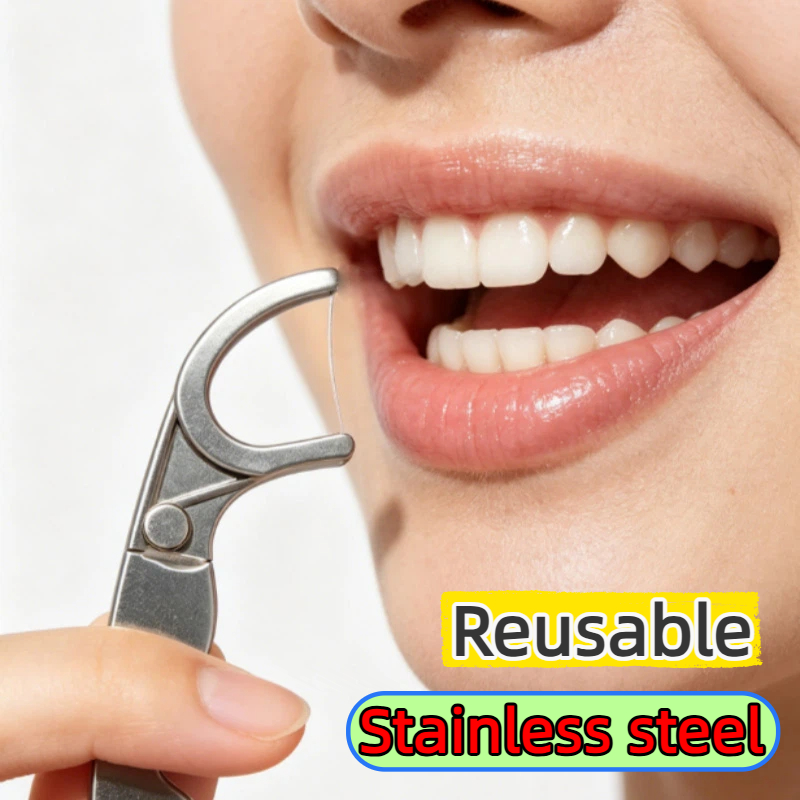 Stainless Steel Reusable Tooth - Dental Floss Picks บทวิจารณ์และราคา