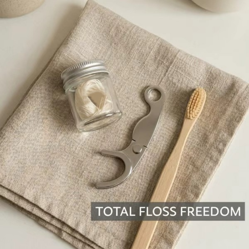Stainless Steel Reusable Tooth - Dental Floss Picks บทวิจารณ์และราคา