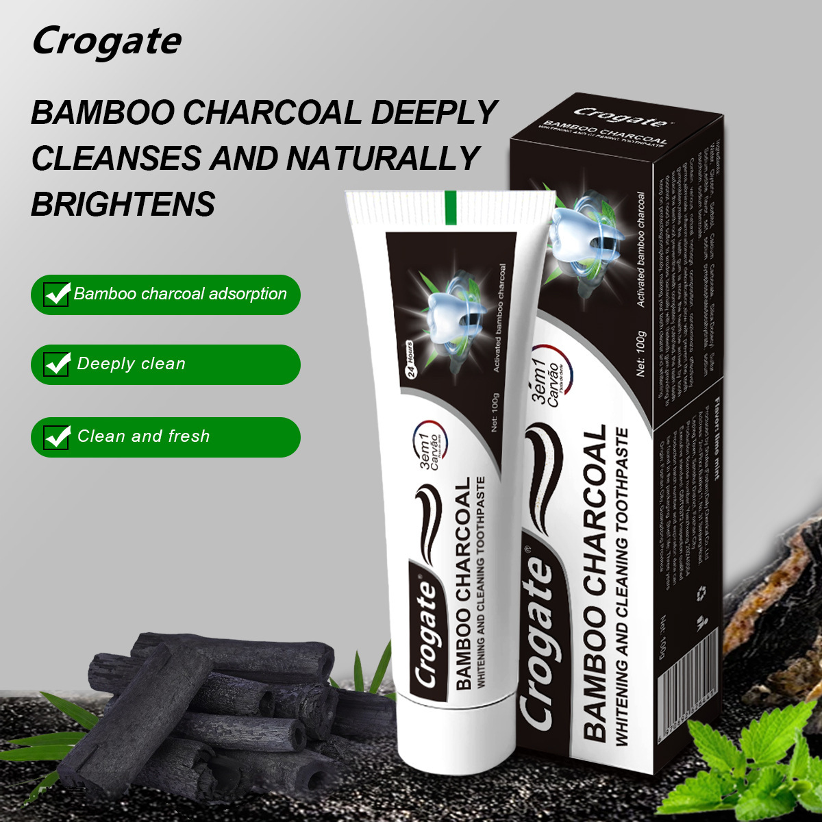 @@Whitening Toothpaste Bamboo  - Teeth Whitening Co บทวิจารณ์และราคา