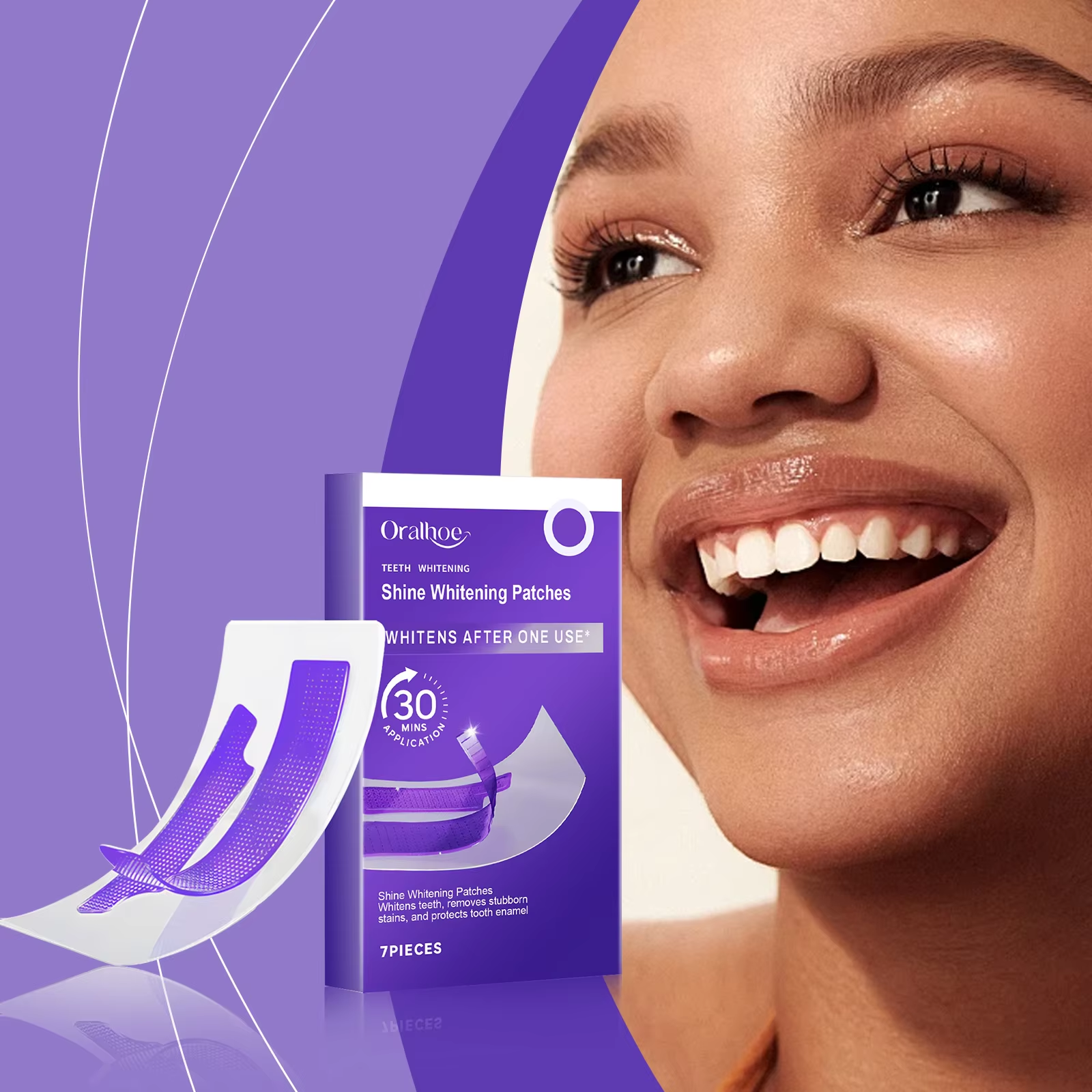 Purple Teeth Whitening Strips  - Teeth Whitening (Bleaching) บทวิจารณ์และราคา