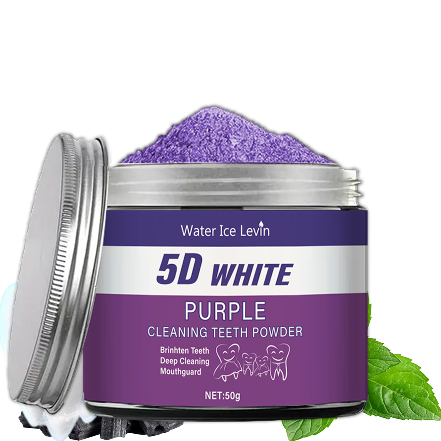 Purple Teeth Whitening Powder, - Teeth Whitening Co บทวิจารณ์และราคา
