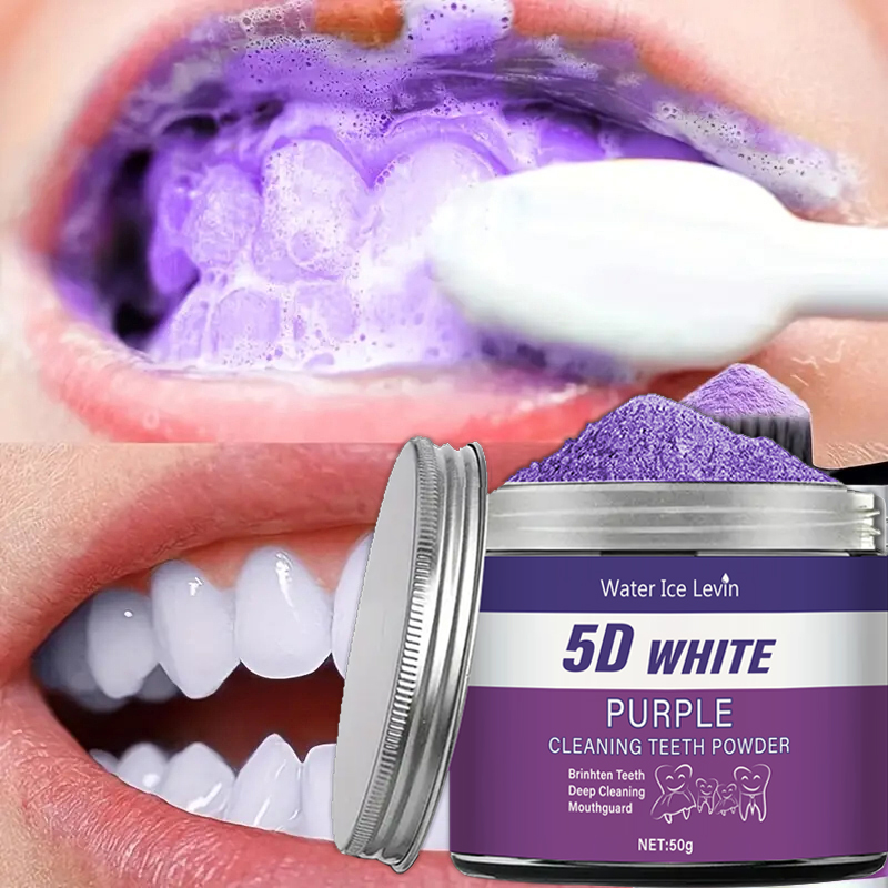 Purple Teeth Whitening Powder, - Teeth Whitening Co บทวิจารณ์และราคา
