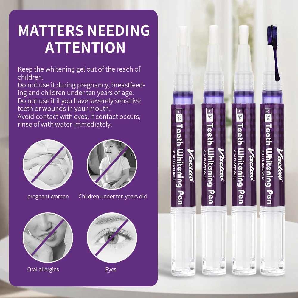 Vaclav V34 Purple teeth whiten - Teeth Whitening Results บทวิจารณ์และราคา