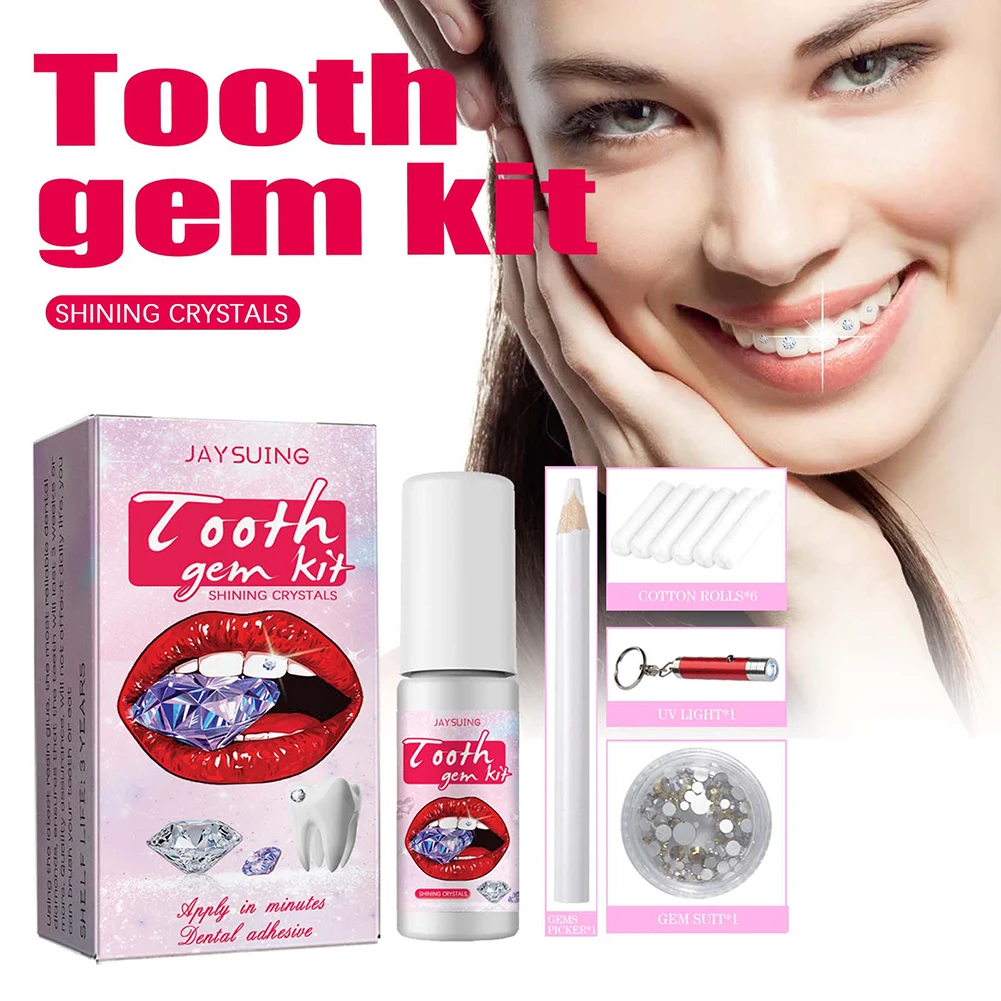 DIY Tooth Gems Kit with Crysta - Teeth Whitening Kit At Home บทวิจารณ์และราคา