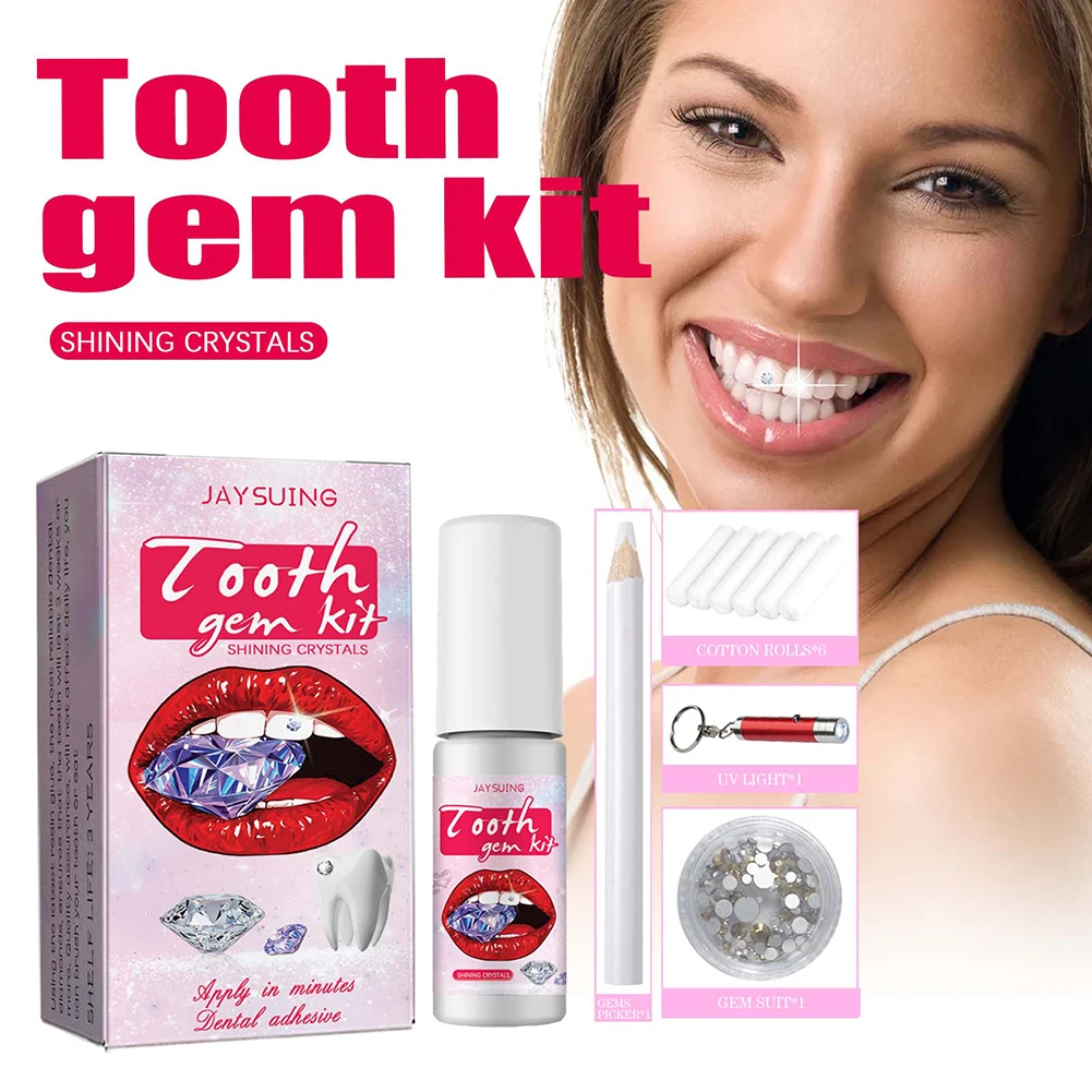 DIY Tooth Gems Kit with Crysta - Teeth Whitening Kit At Home บทวิจารณ์และราคา