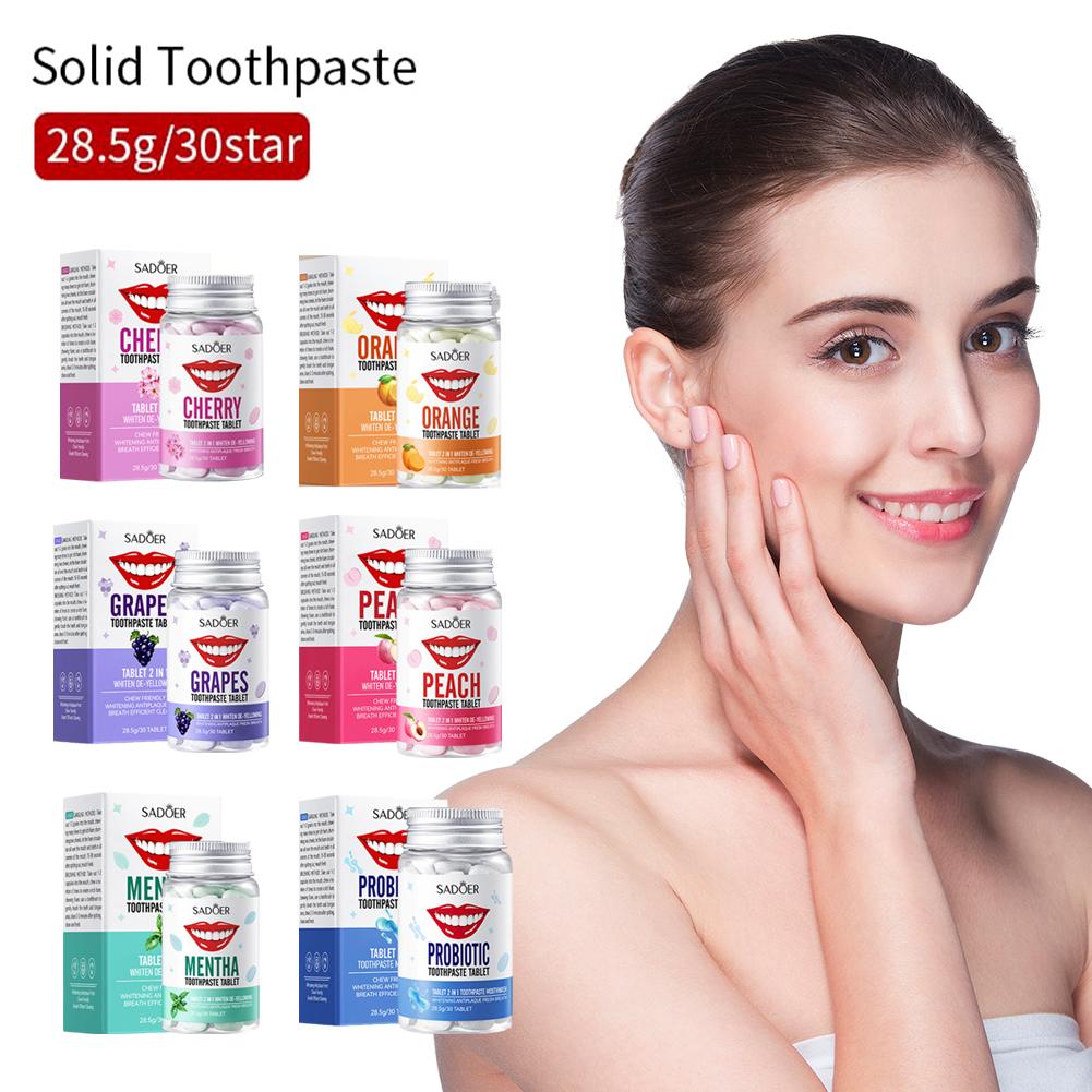 Mint Solid Toothpaste Tablets  - Teeth Whitening Co บทวิจารณ์และราคา